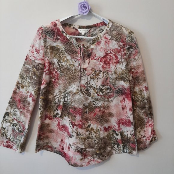 Northern Reflection women's top. Large. front tie. Boho style - Picture 1 of 8